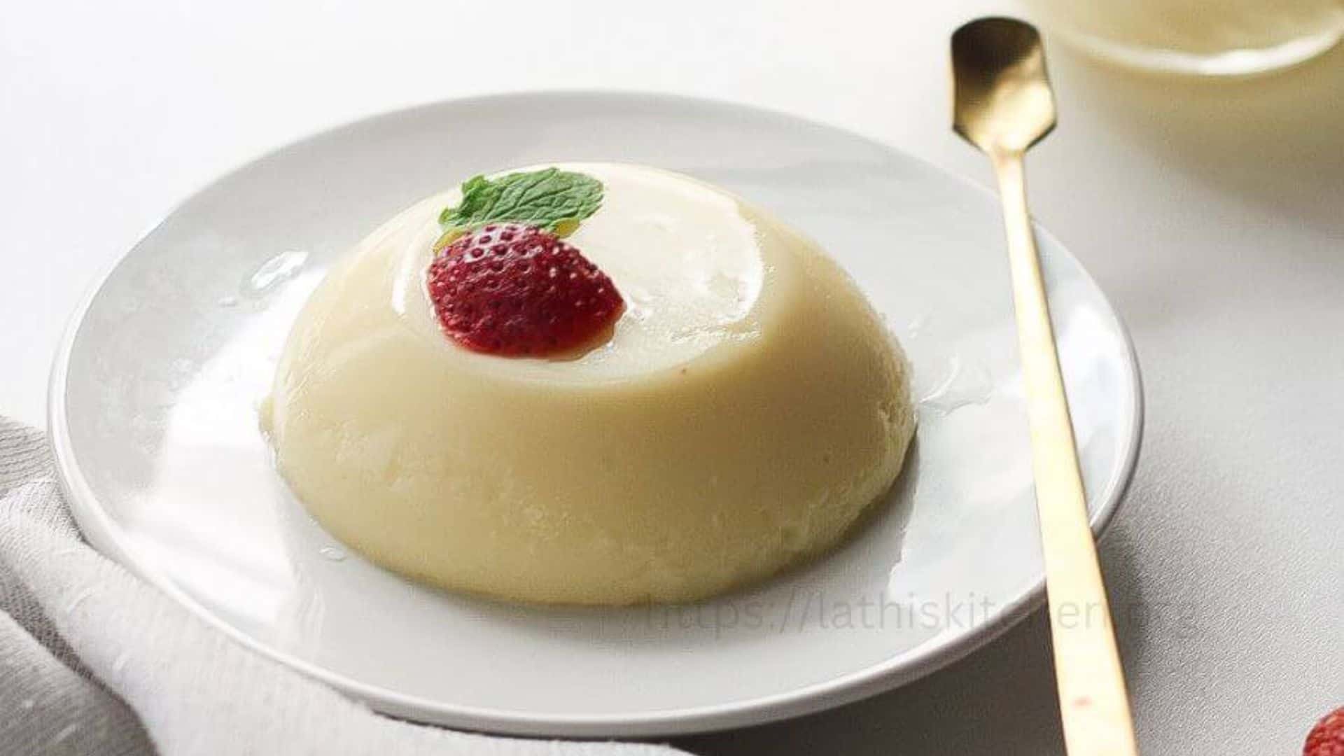 Easy Milk Pudding.