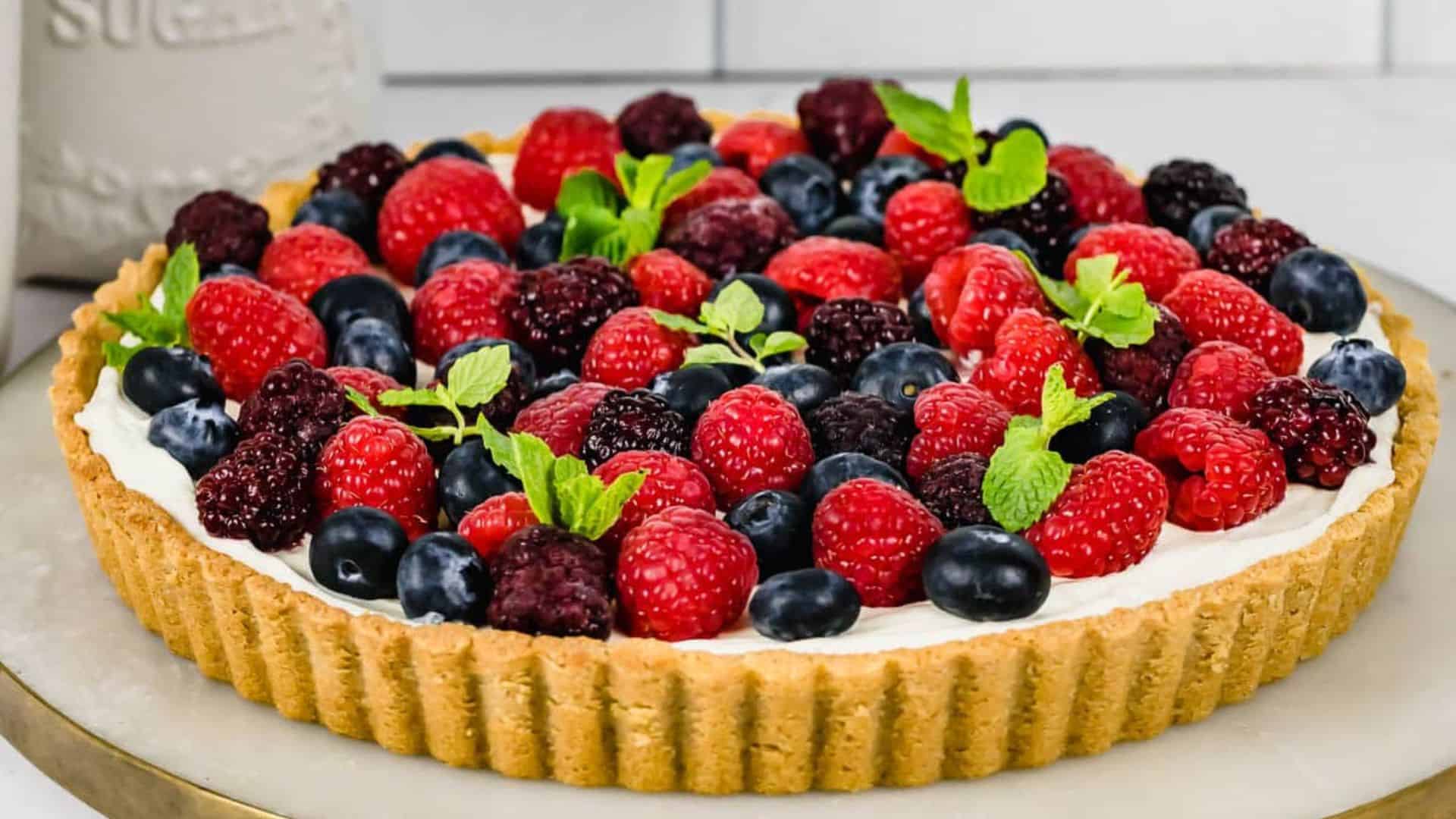 Mixed Berry Tart.