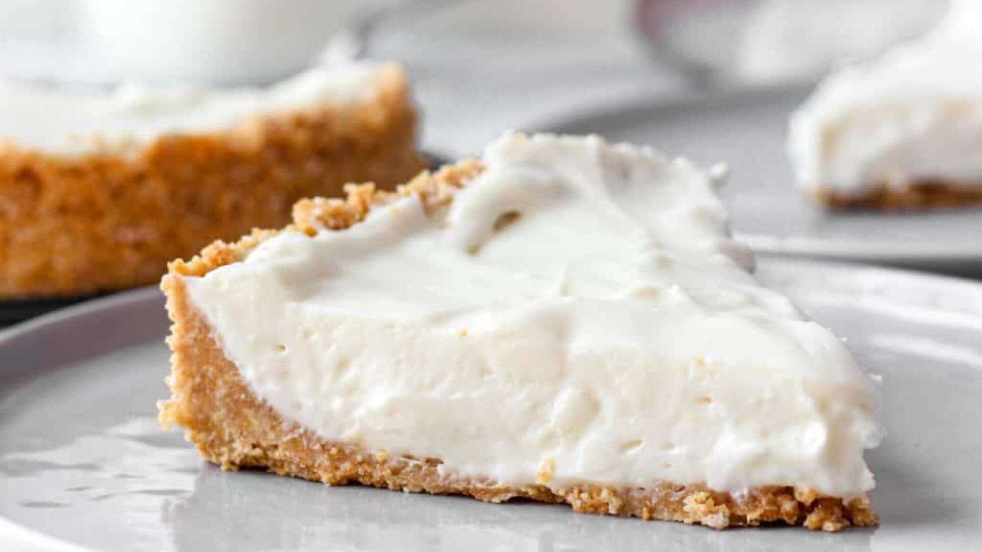 No-Bake Coconut Cheesecake.