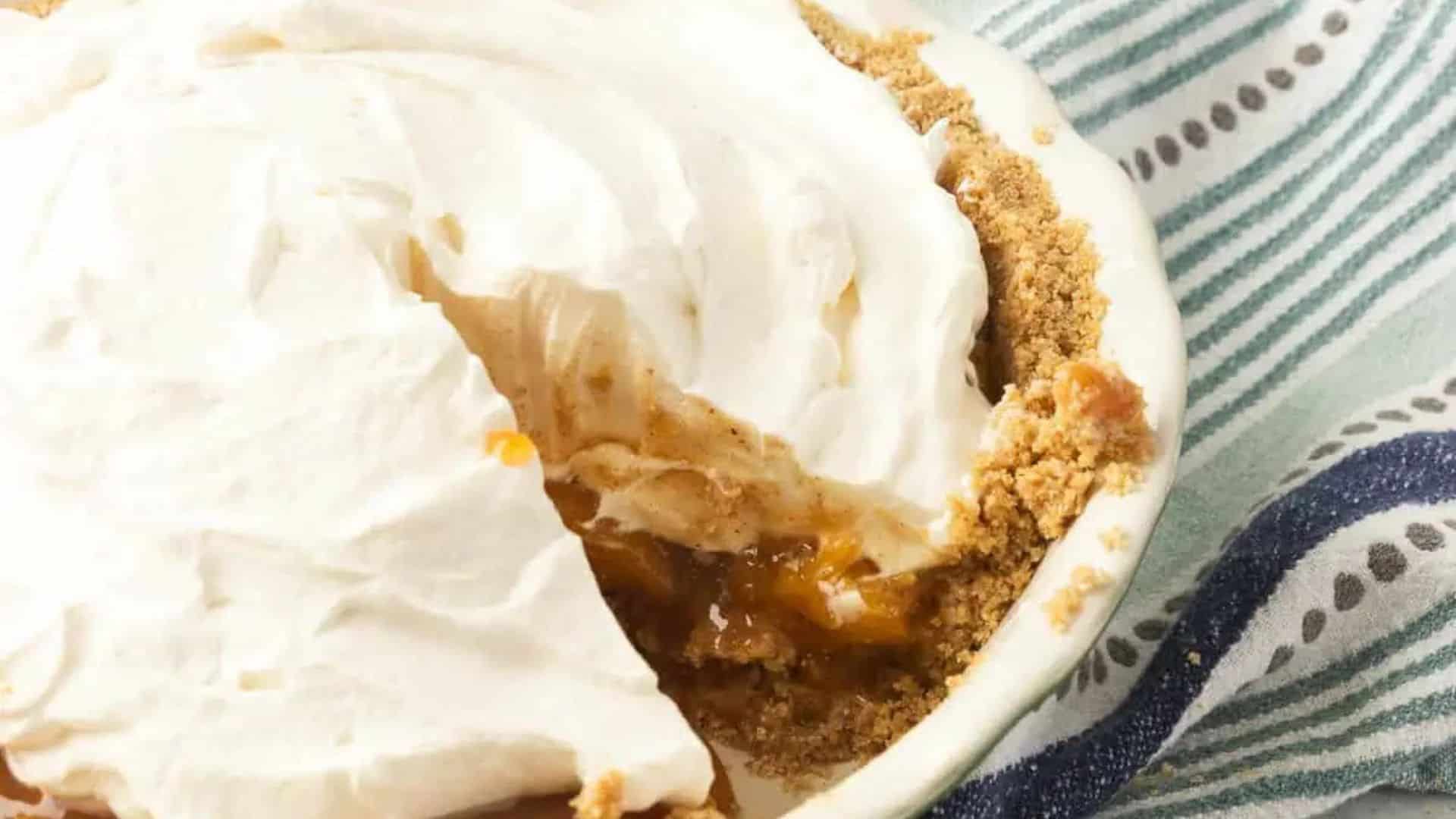 Peaches and Cream Pie.