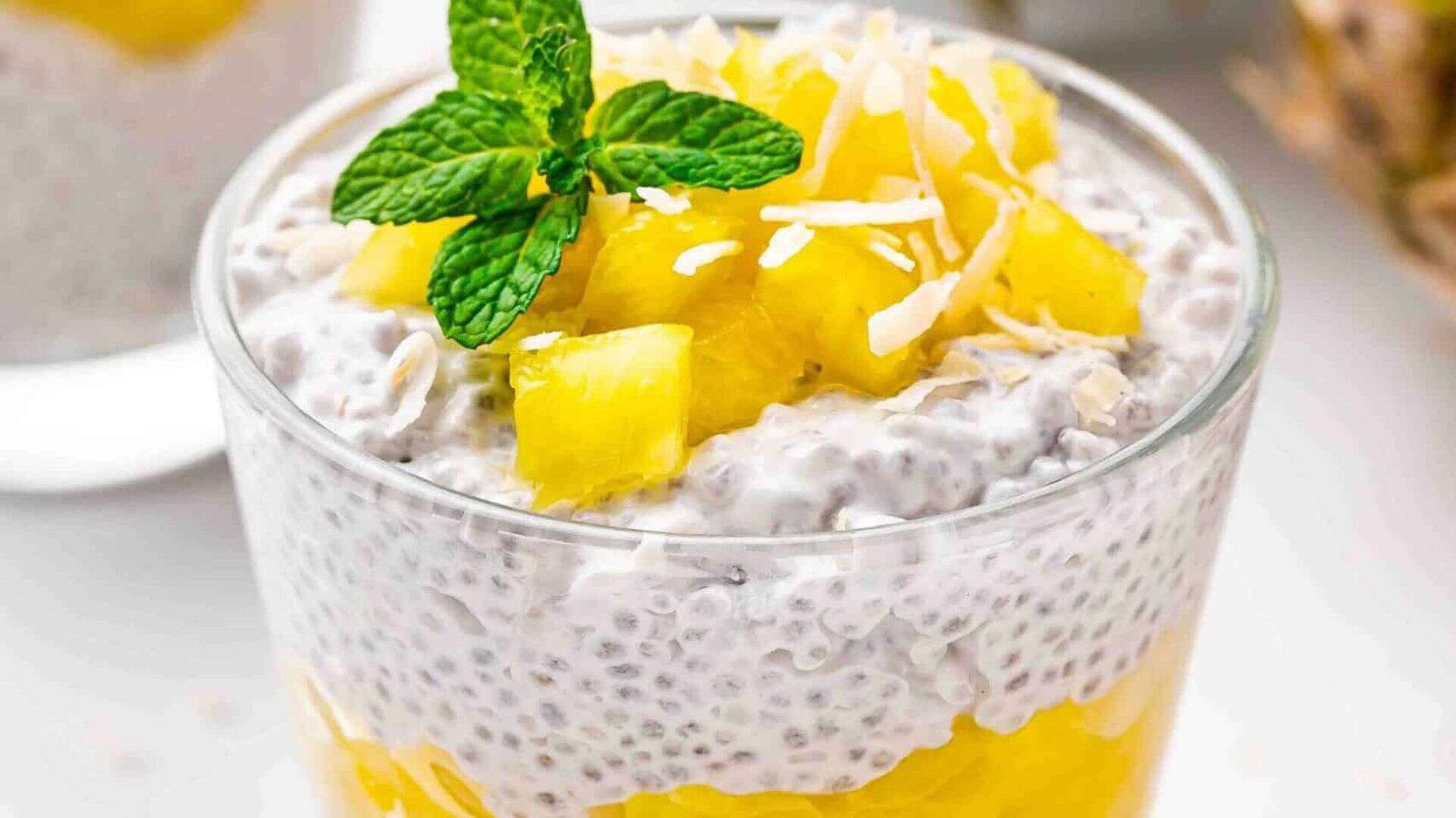 Pineapple Coconut Chia Pudding.