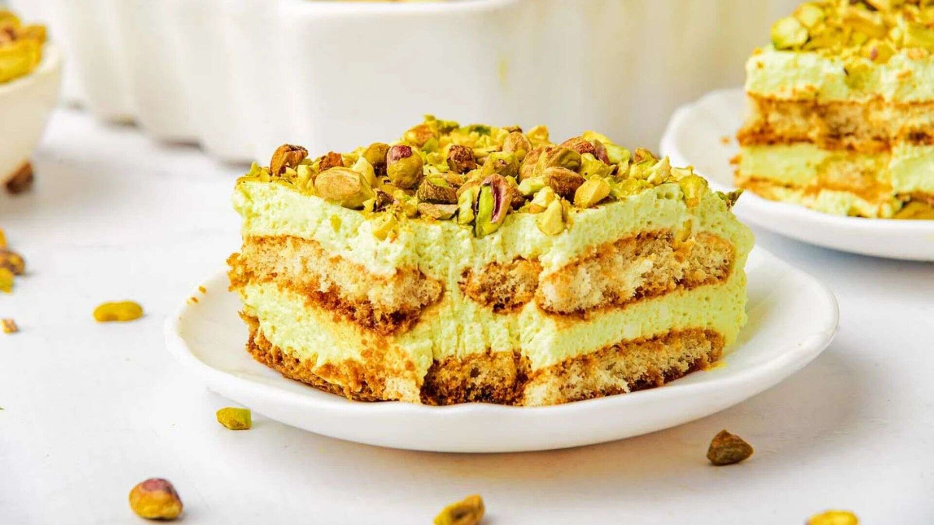 Pistachio Tiramisu.