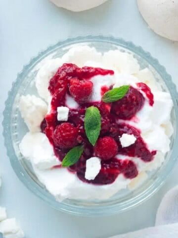 Raspberry Eton Mess.