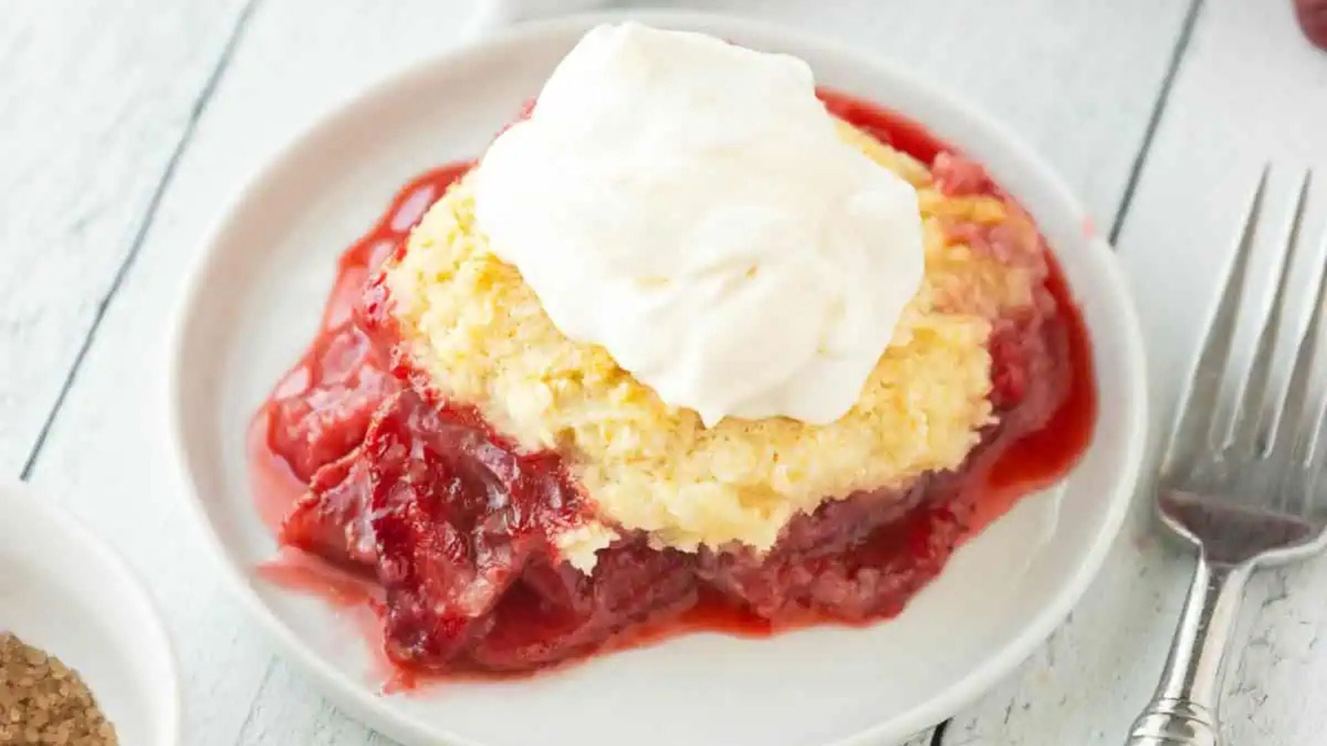 Strawberry Cobbler.