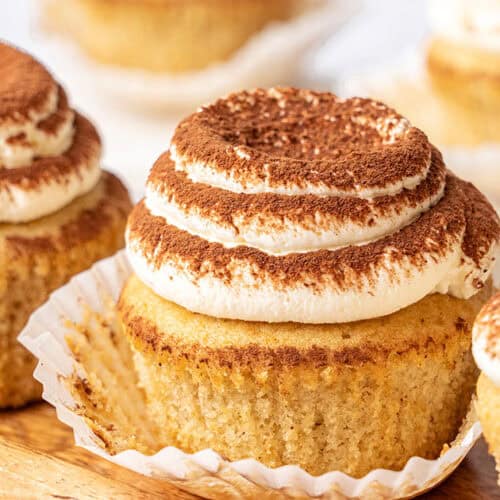 Tiramisu cupcakes.