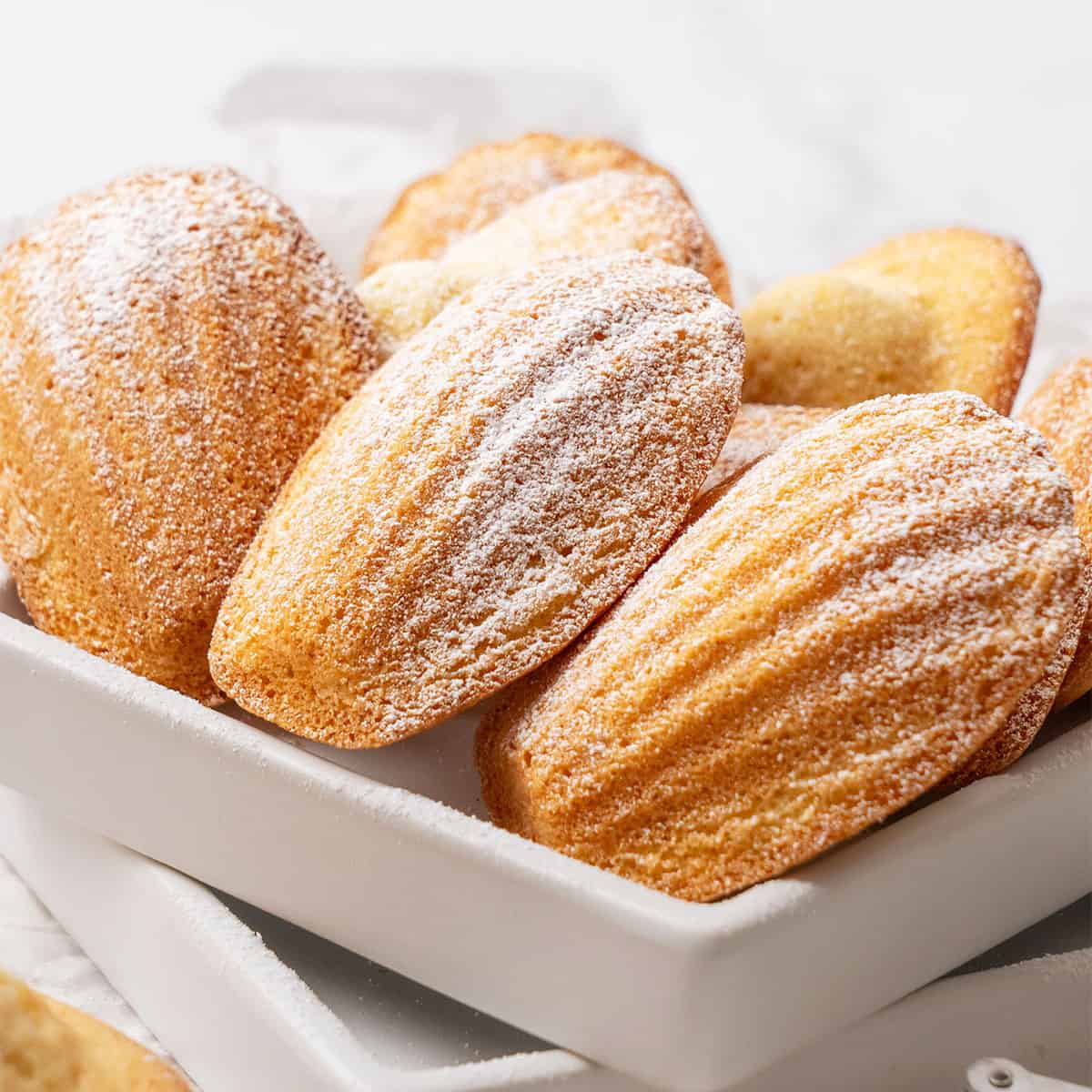 Classic french madeleines.