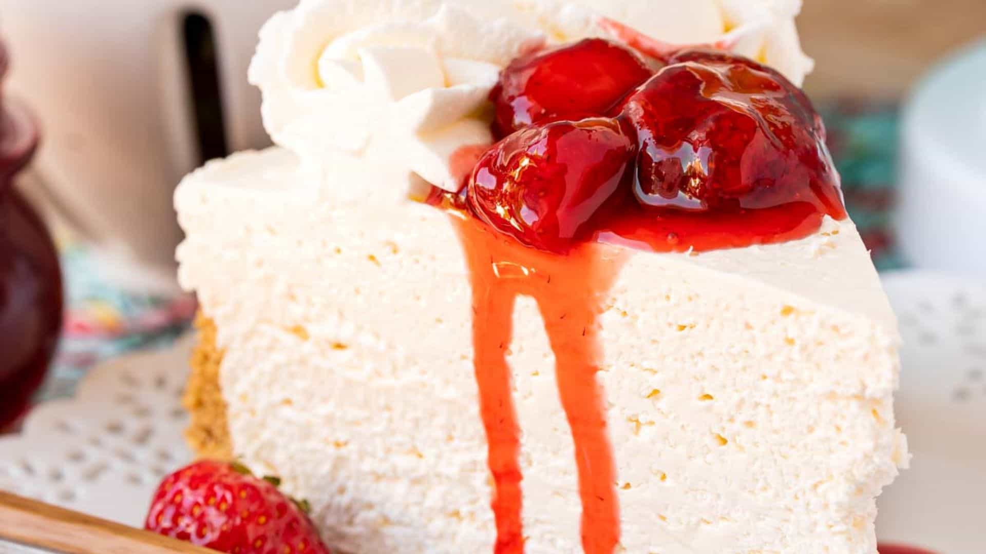 No Bake Cheesecake with Cool Whip.