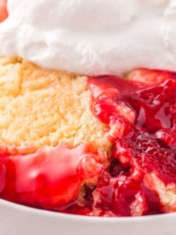 Strawberry Dump Cake.
