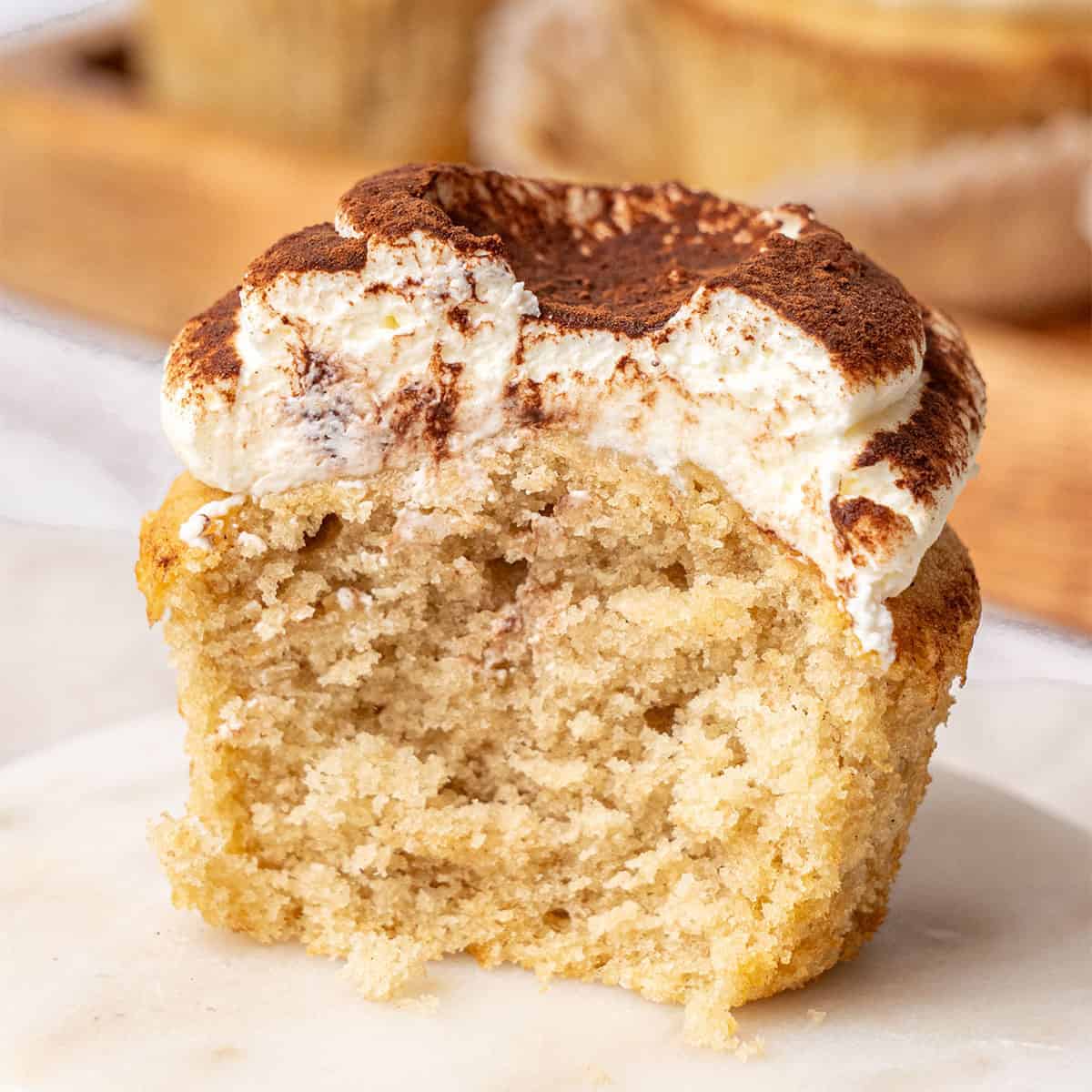 Tiramisu cupcakes-