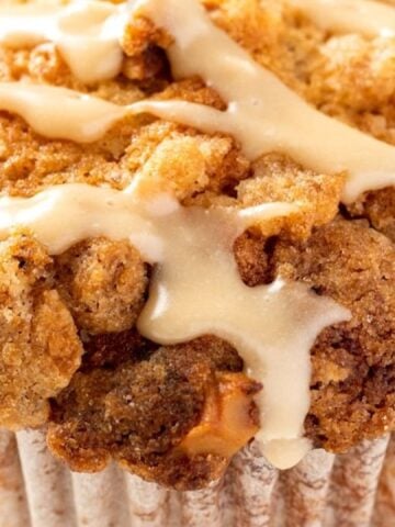 maple walnut muffins with maple glaze
