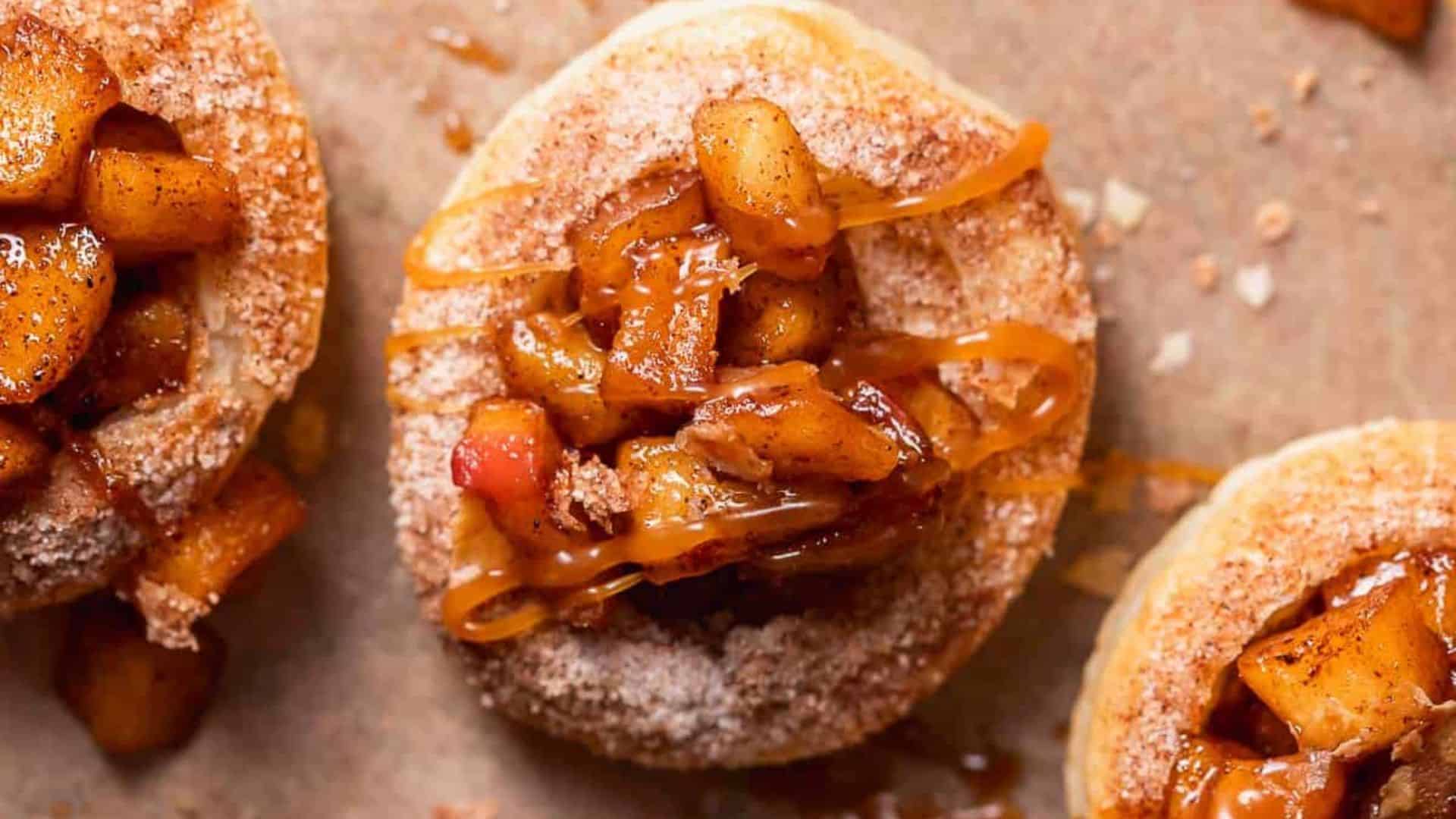 Caramel Apple Pie Cookies.