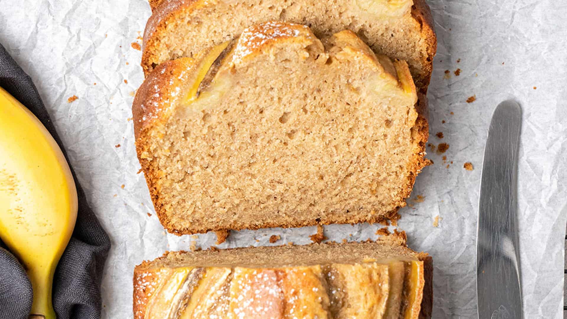 Banana bread without baking soda