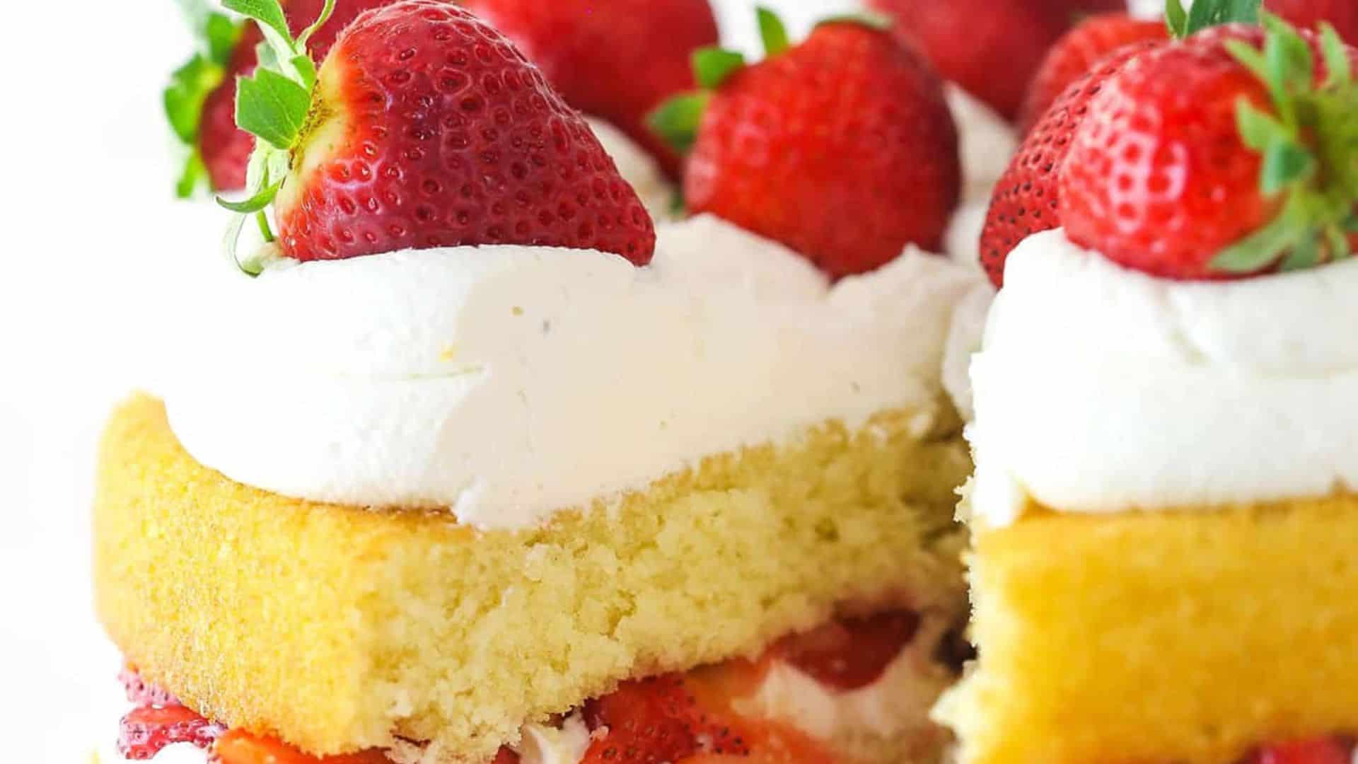Strawberry Shortcake Cake.