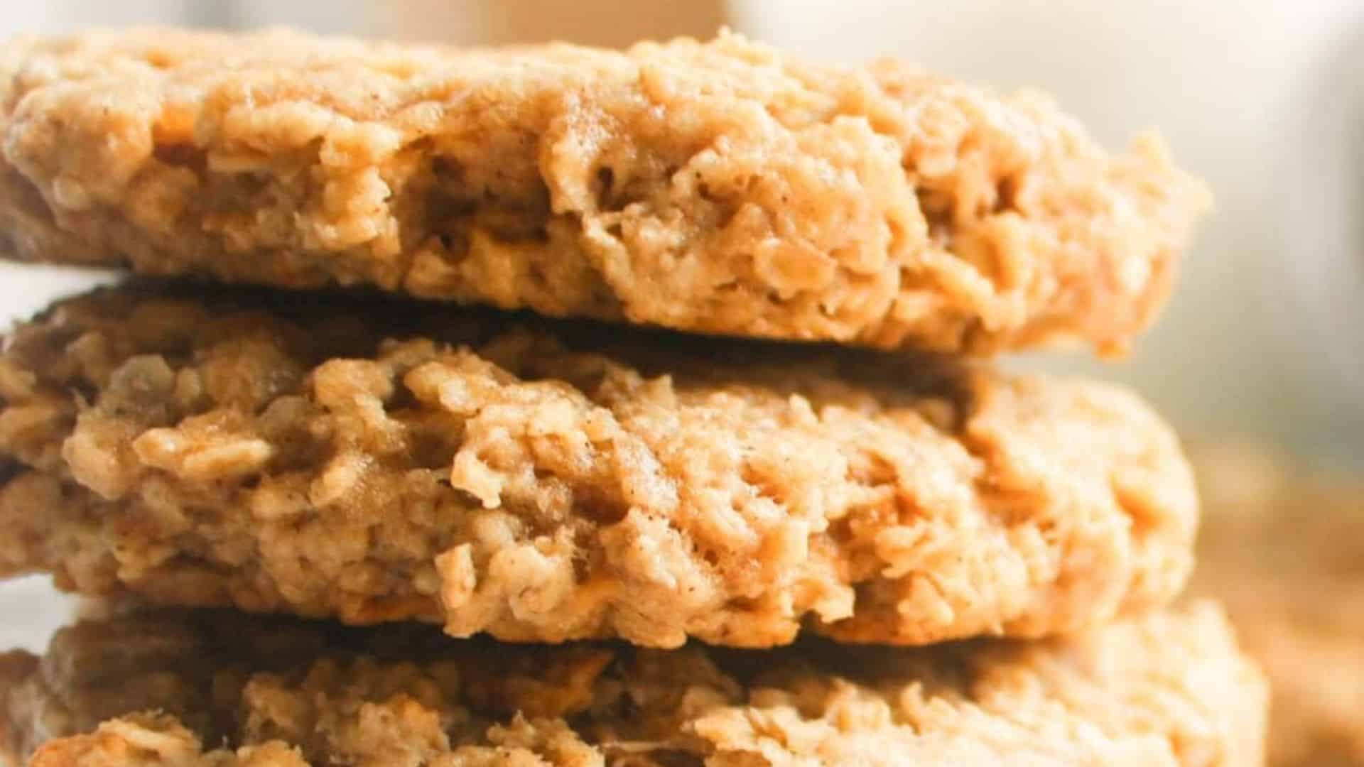 Apple Cinnamon Oatmeal Cookies.