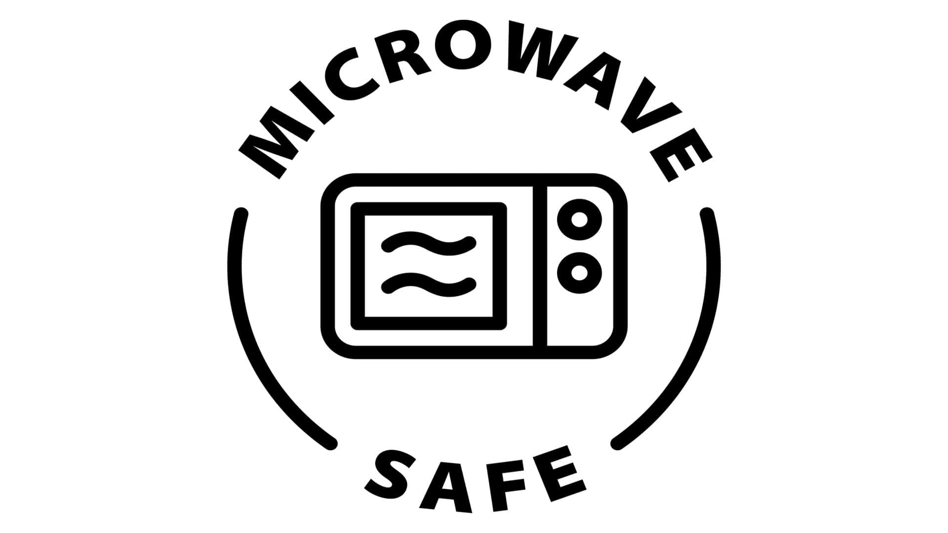 Microwave safe symbol.