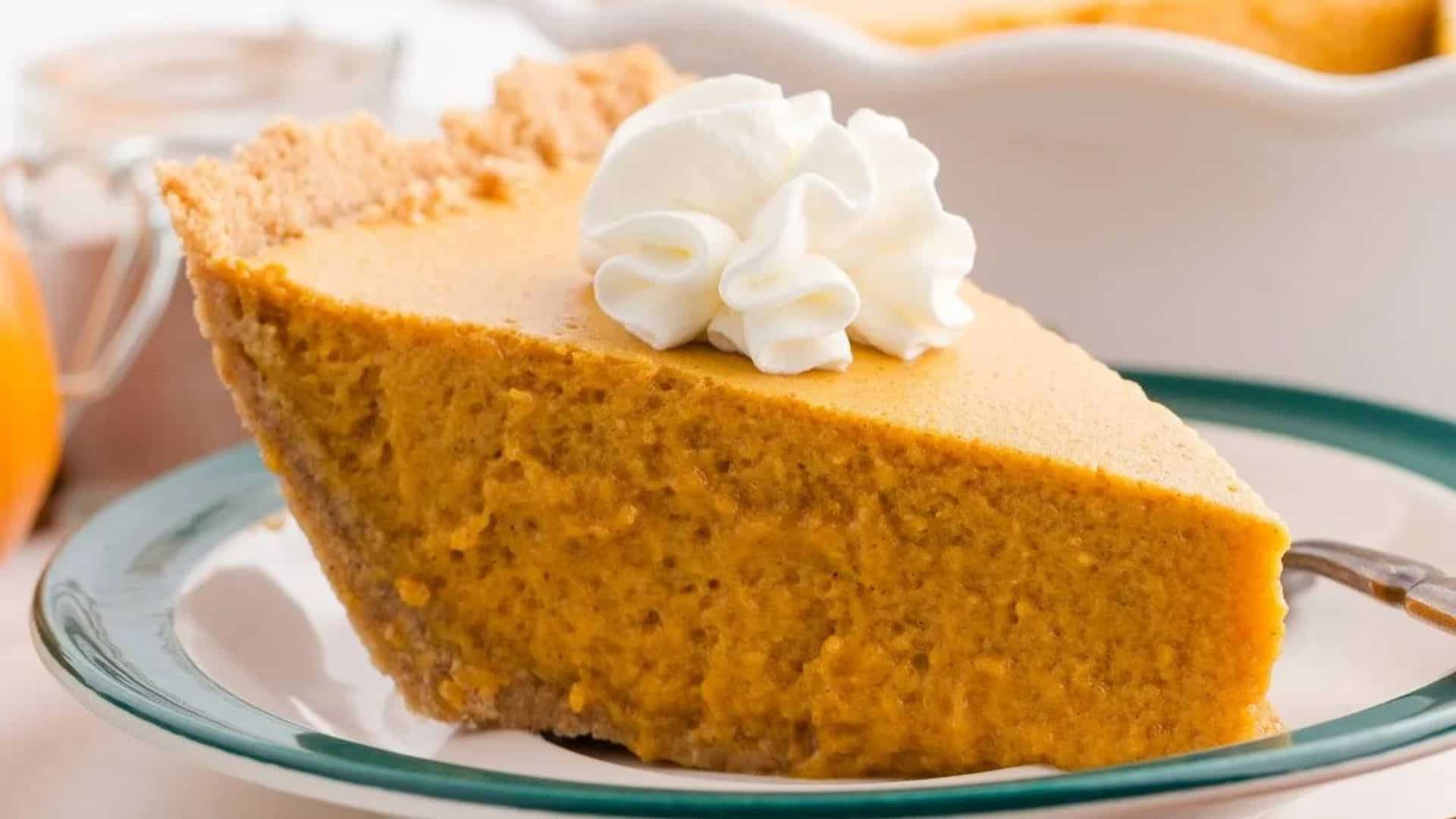 Pumpkin Chiffon Pie.