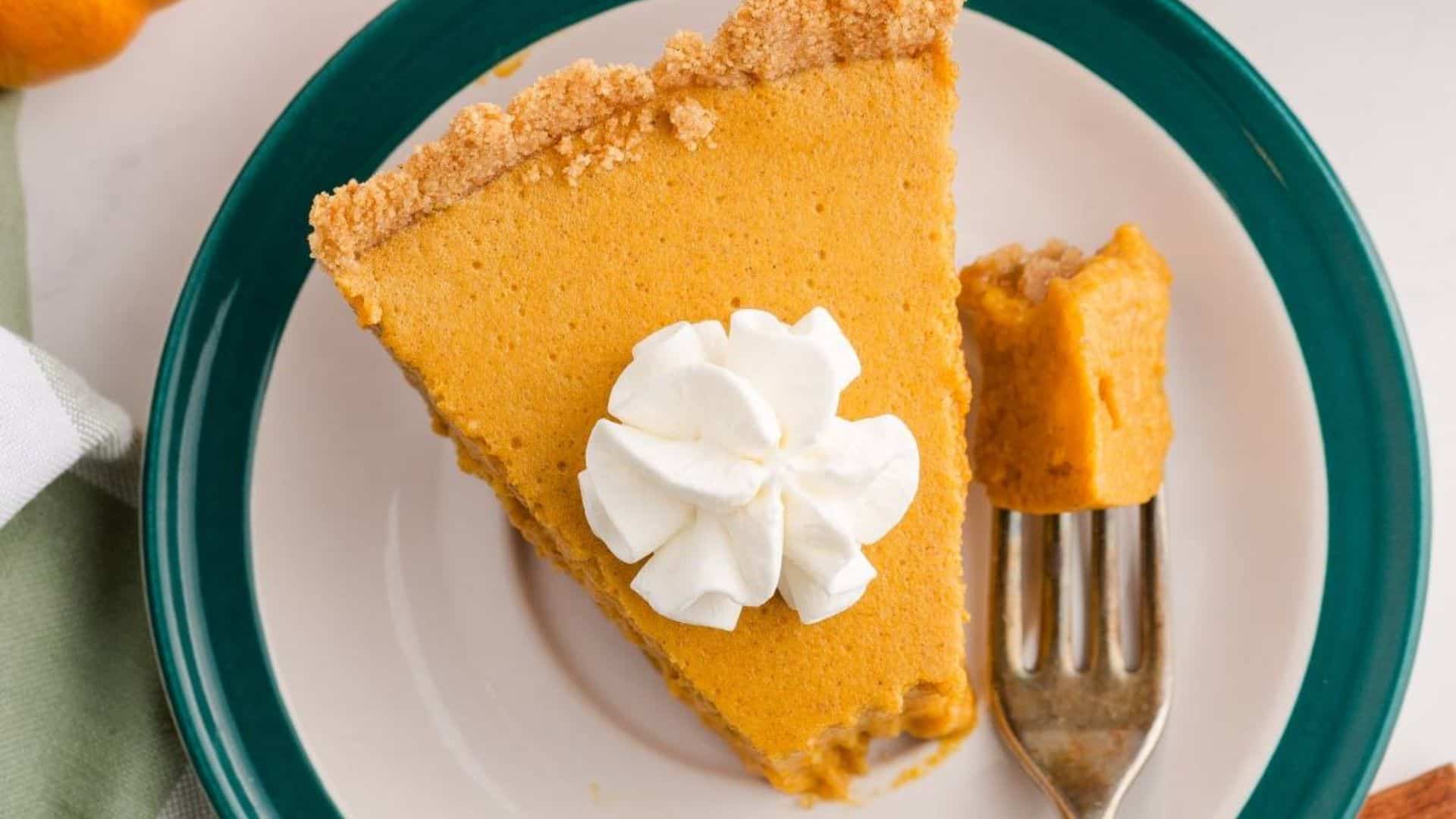 Pumpkin Chiffon Pie.