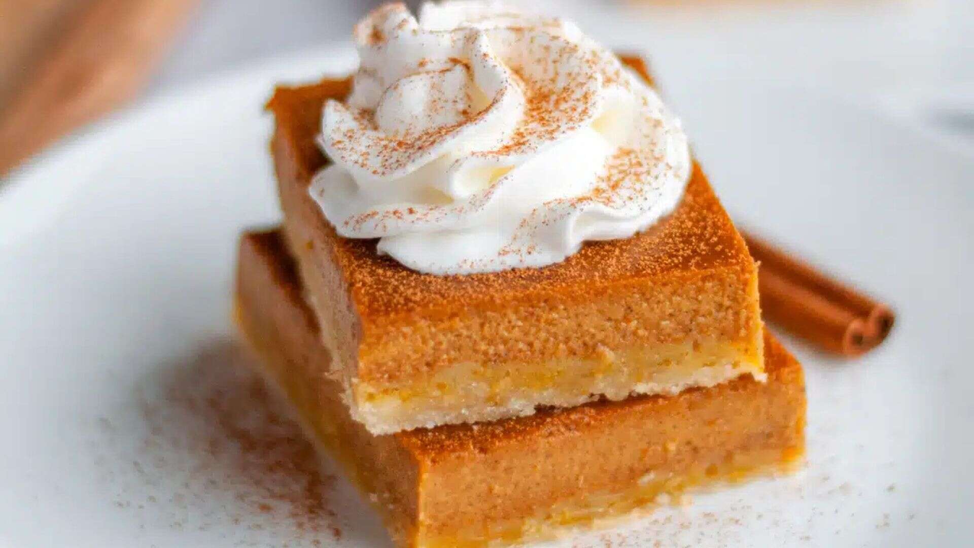 Pumpkin Pie Bars.