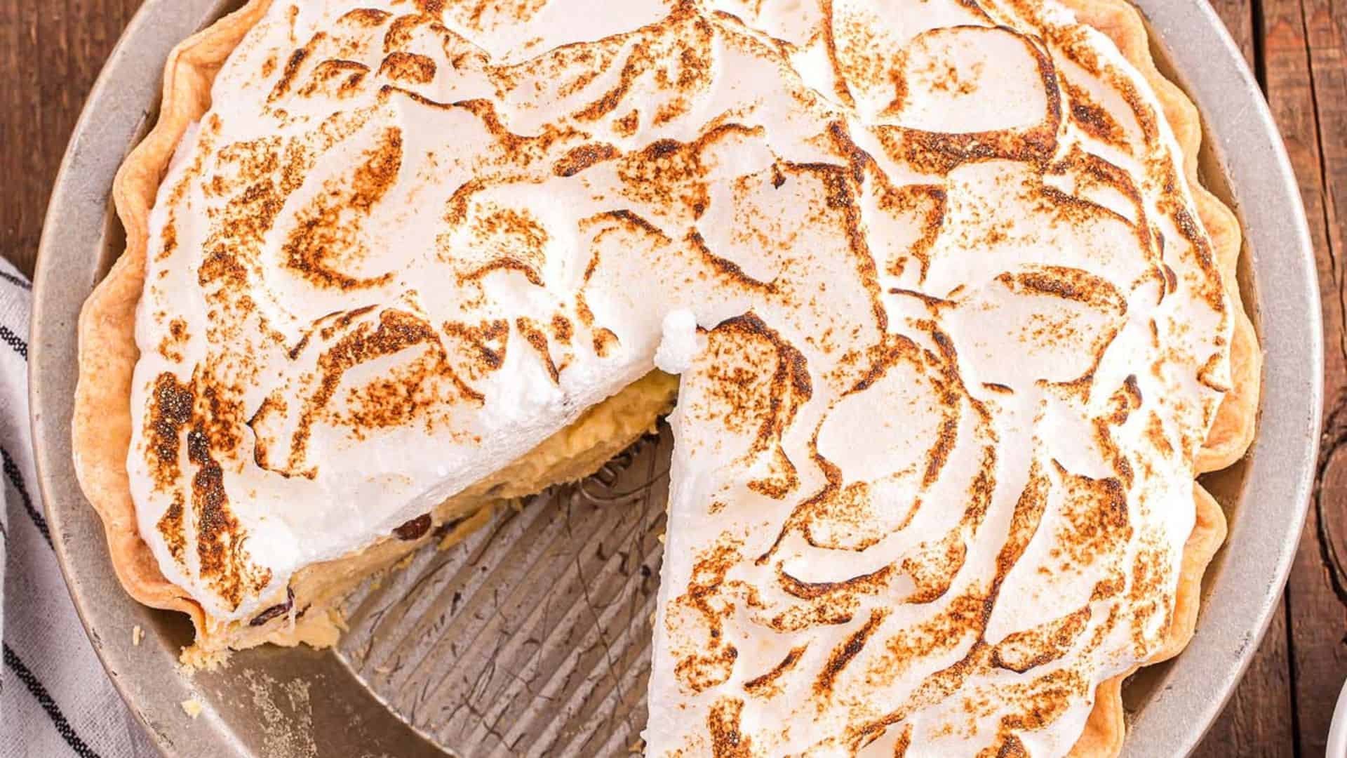 Sour Cream Raisin Pie.