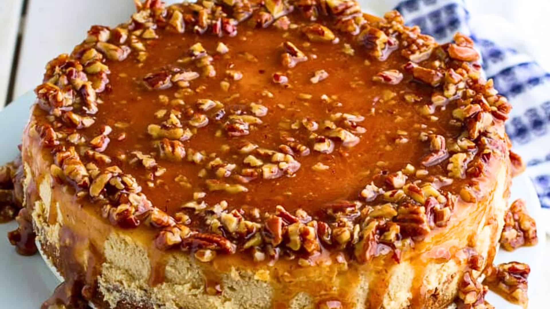 Sweet Potato Cheesecake.