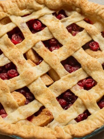 Apple Cranberry Pie.