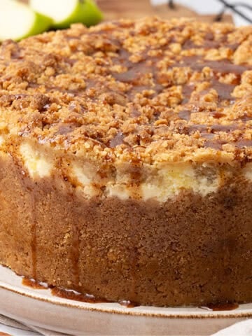 Apple Crumb cheesecake.