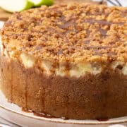 Apple Crumb cheesecake.