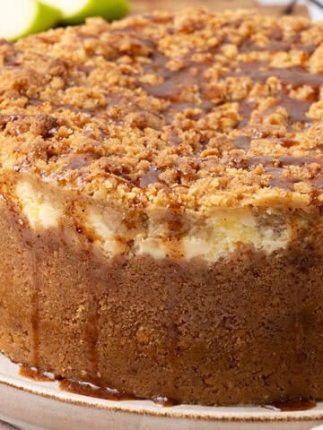 Apple Crumb cheesecake.