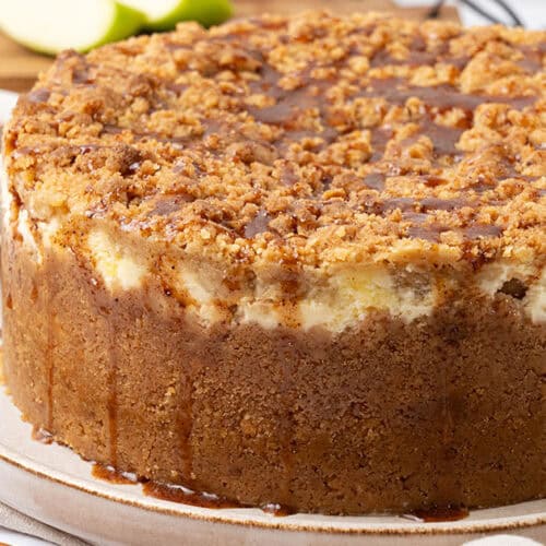 Apple Crumb cheesecake.