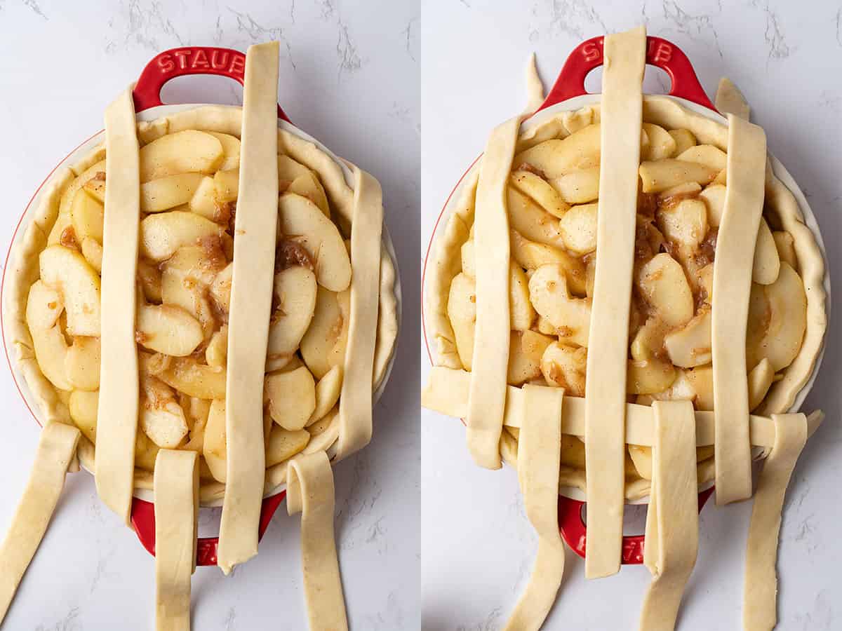 Make Lattice Pie Crust.