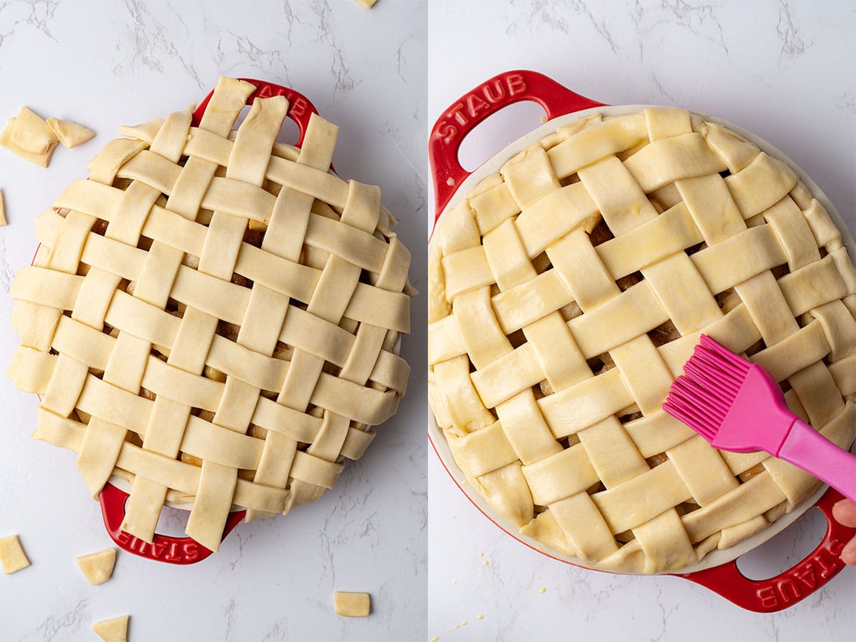 Make Lattice Pie Crust.