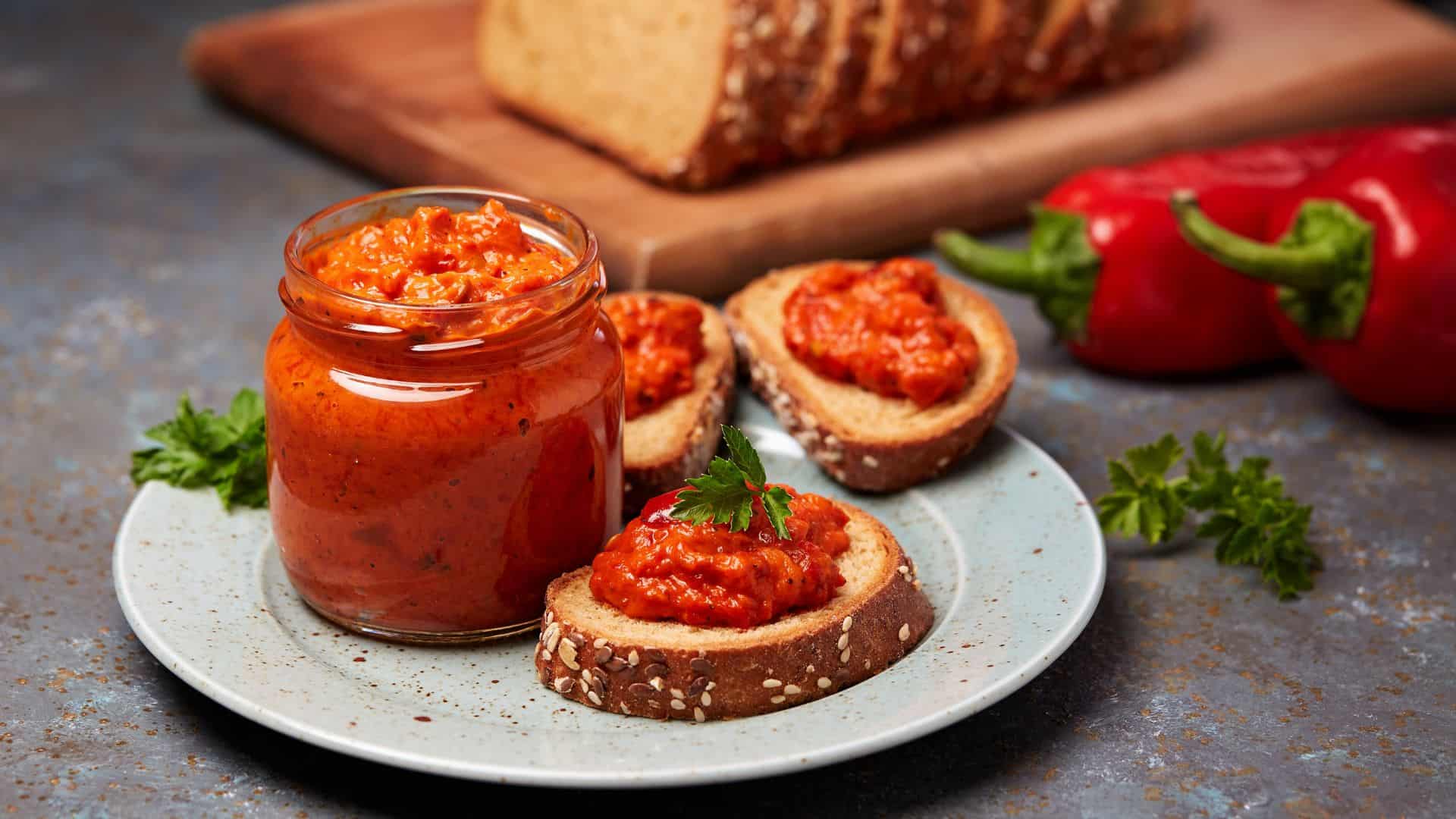 Avjar on toast