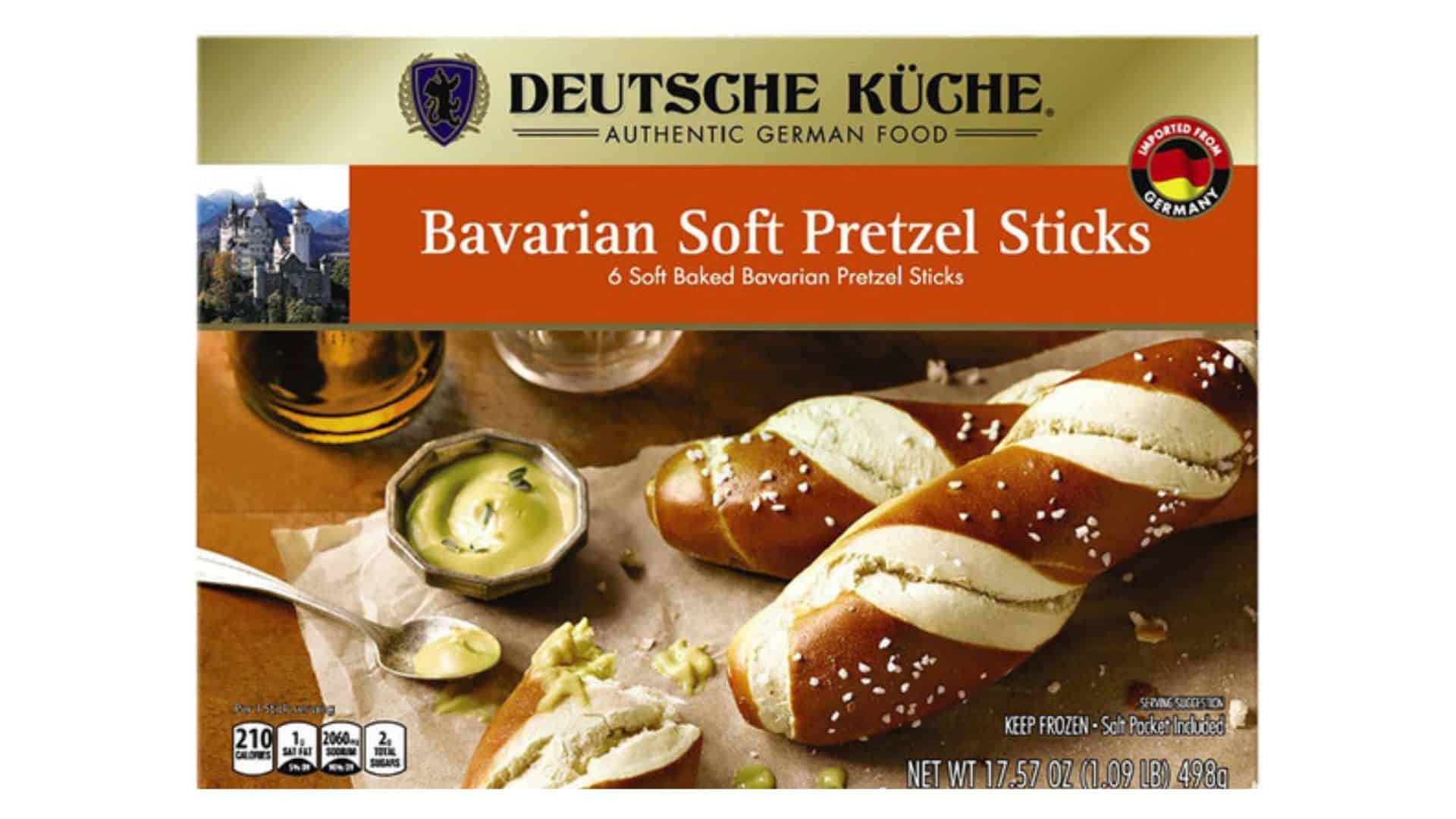 Bavarian Soft Pretzel Sticks