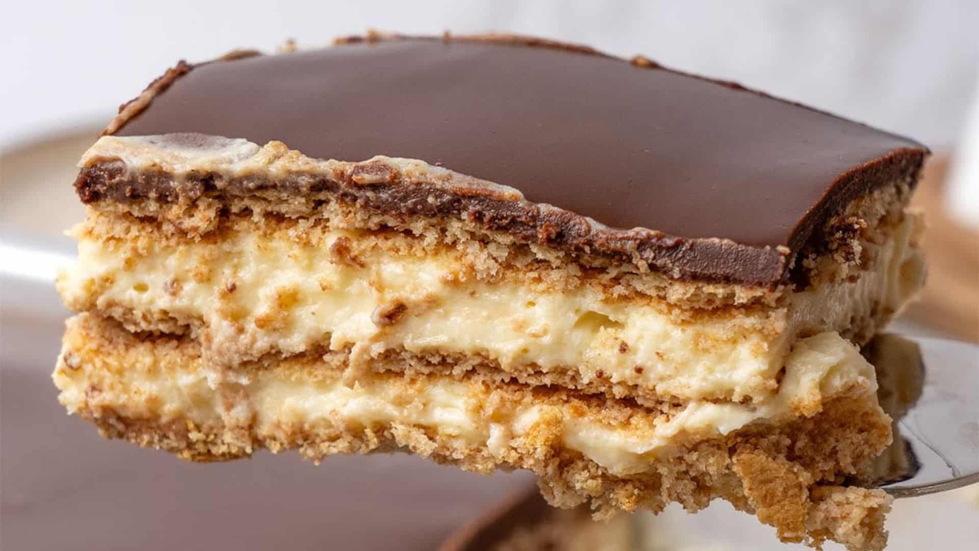 Chocolate Eclair Cake.
