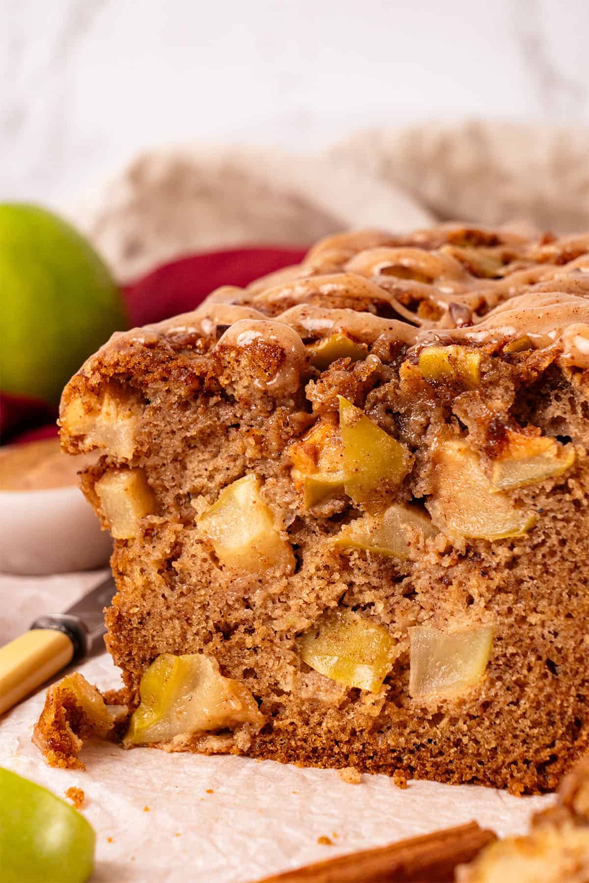 Cinnamon Apple Bread.