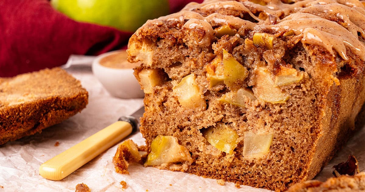 Cinnamon Apple Bread.