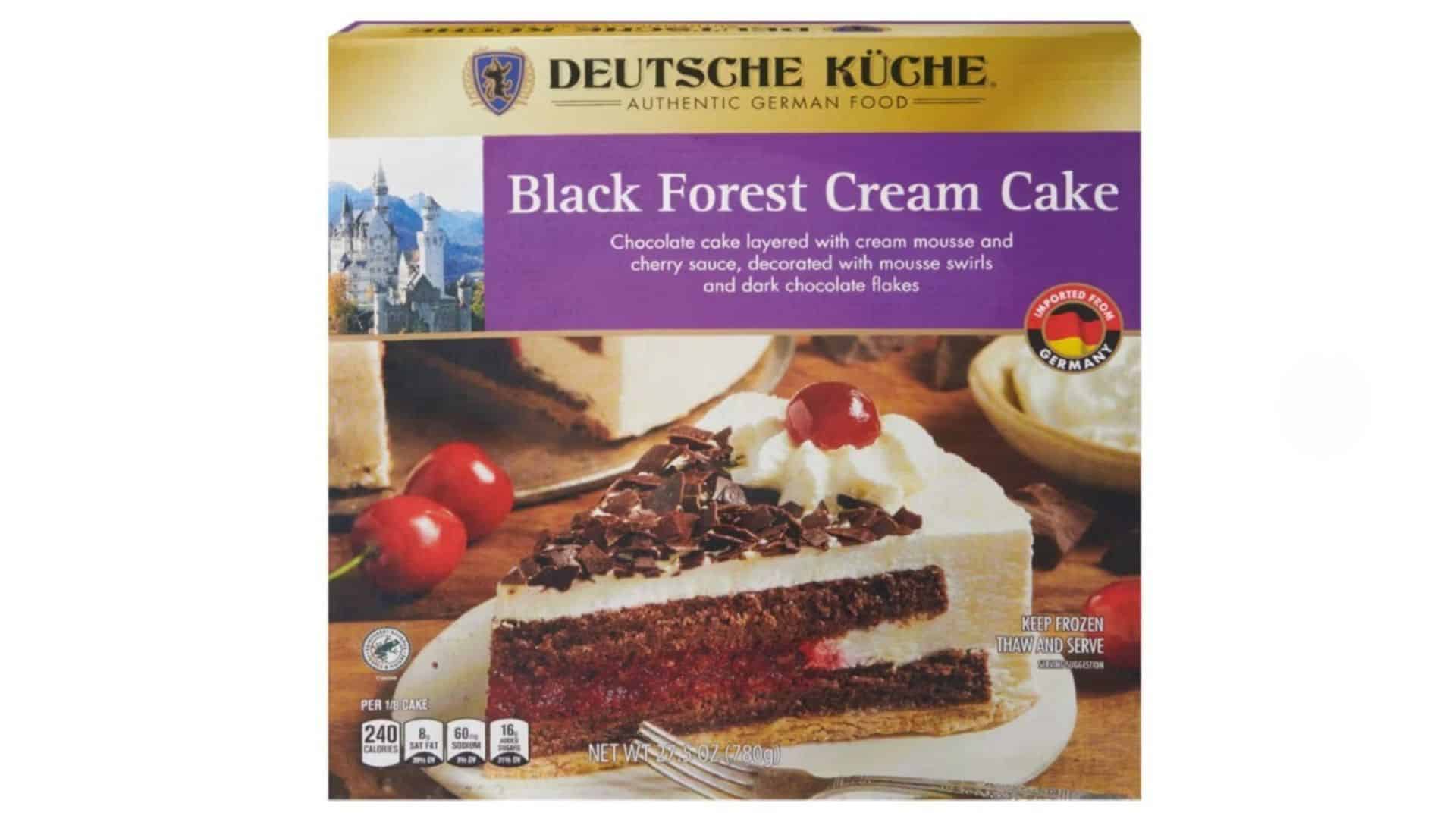 Deutsche Küche Black Forest Cream Cake