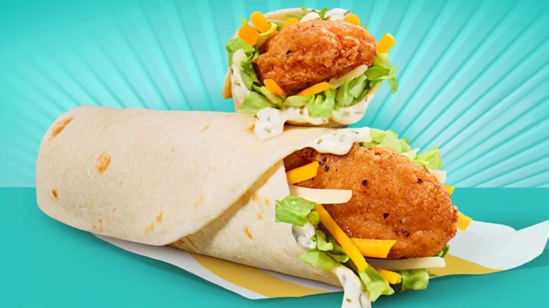 Mcdonalds snack wrap