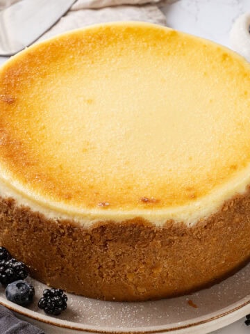 New York cheesecake.