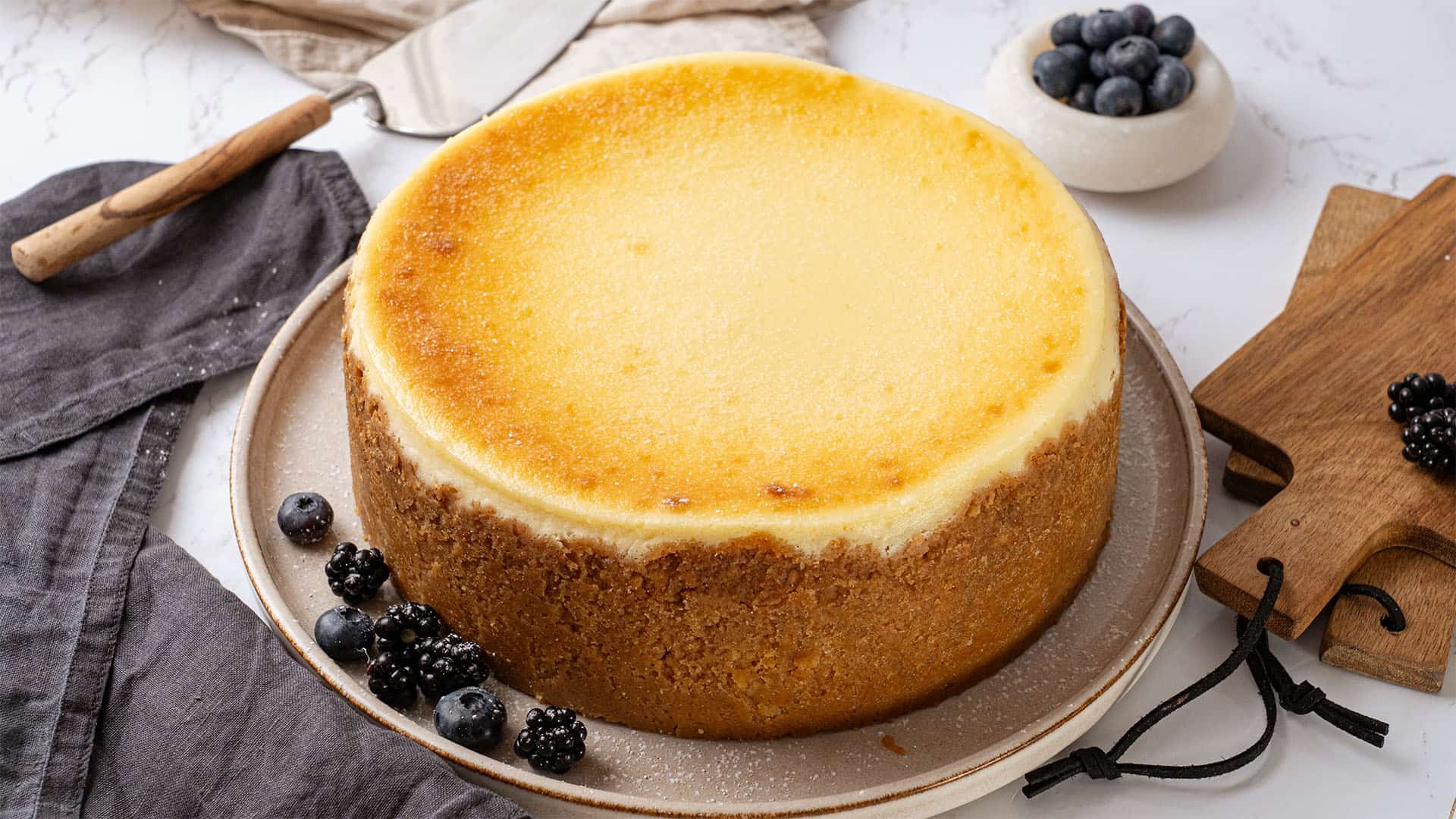 New York cheesecake.