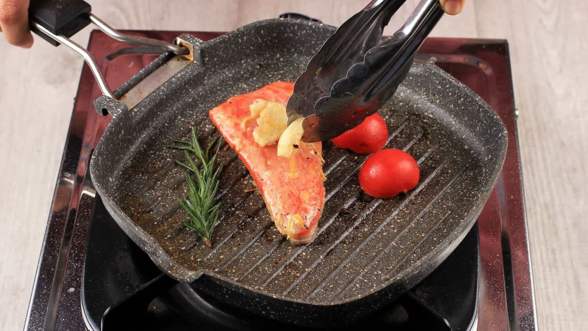 Pan-seared salmon