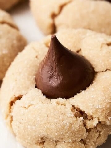 Peanut Butter Blossom Cookies.