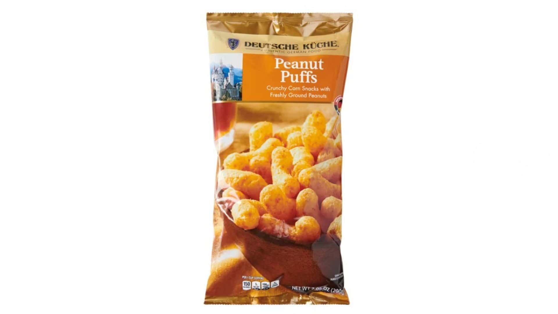 Peanut puffs