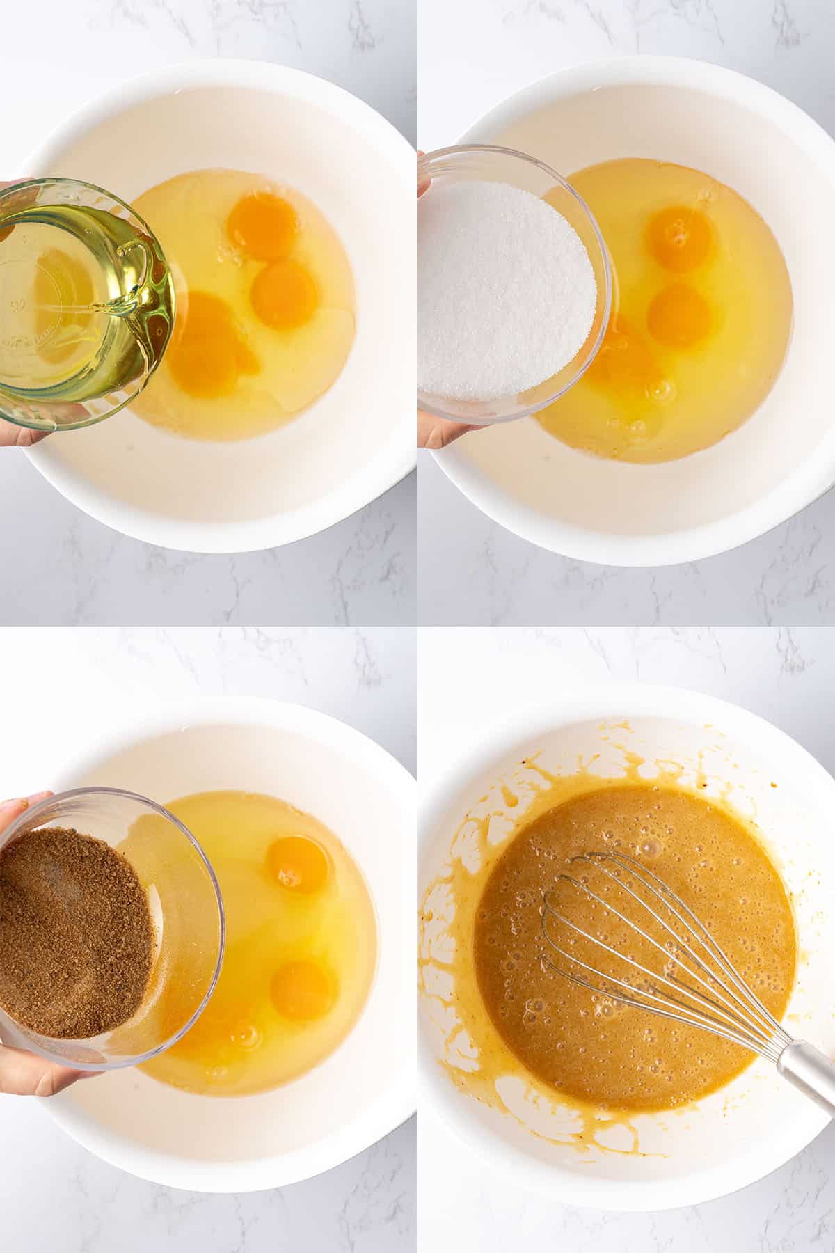 Whip Up the Batter for the apple bread.