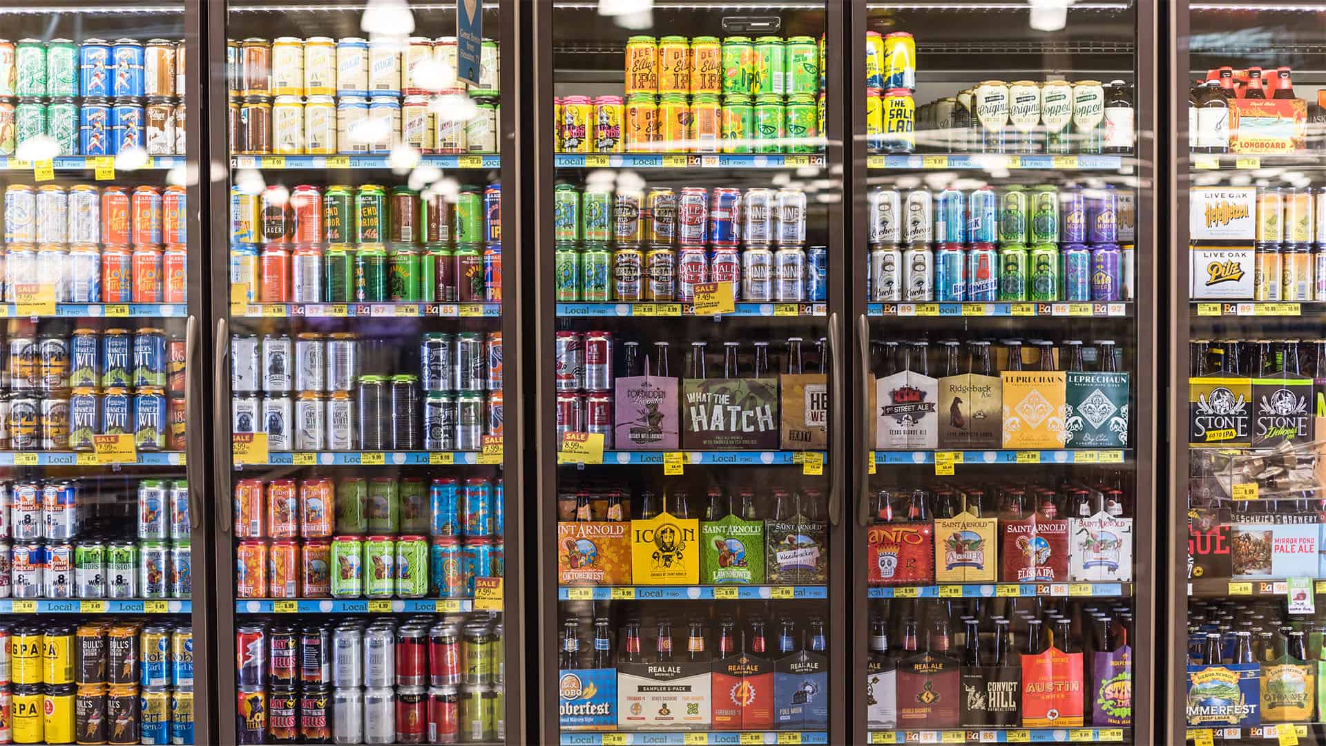 beer fridge.