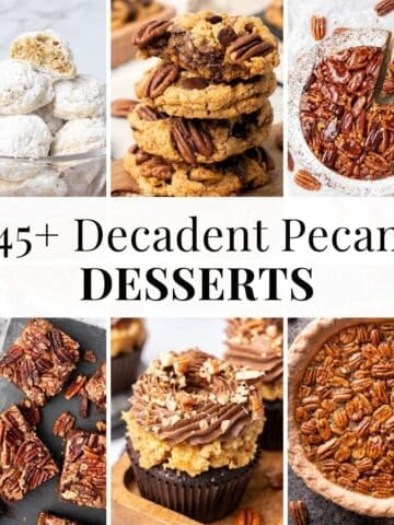 6 different types of Pecan desserts.