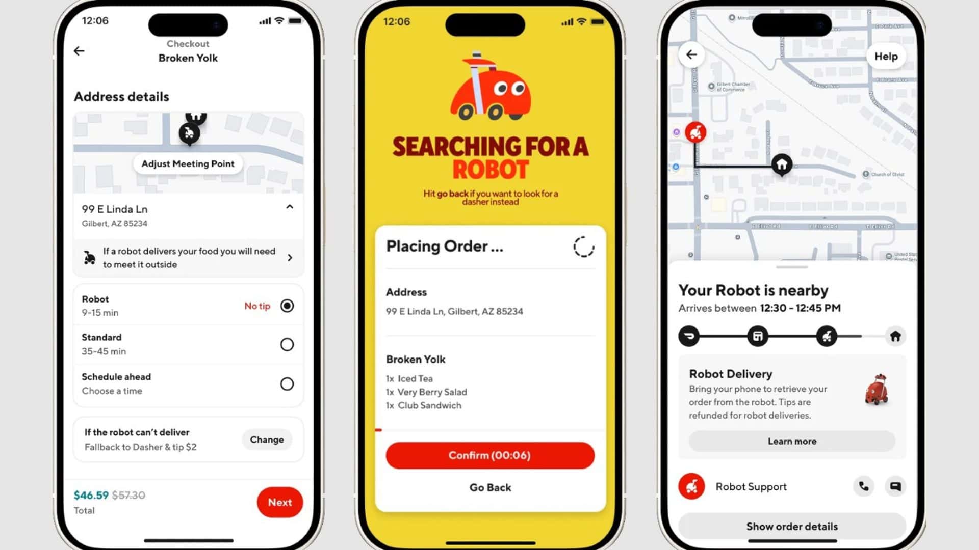 Dot delivery door dash