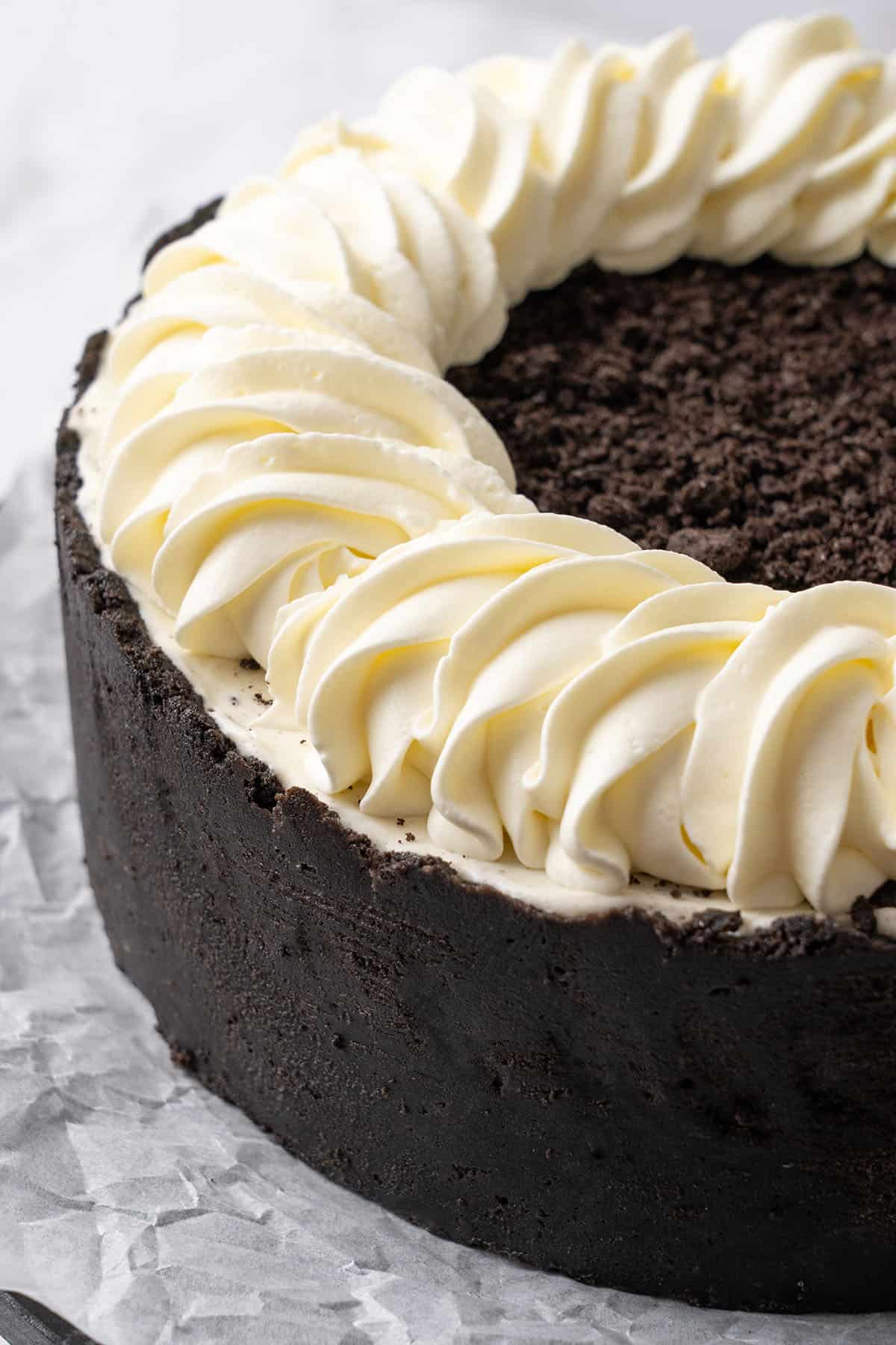 Oreo cheesecake.