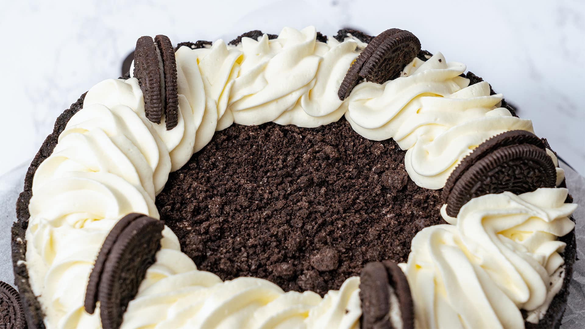 Oreo cheesecake.
