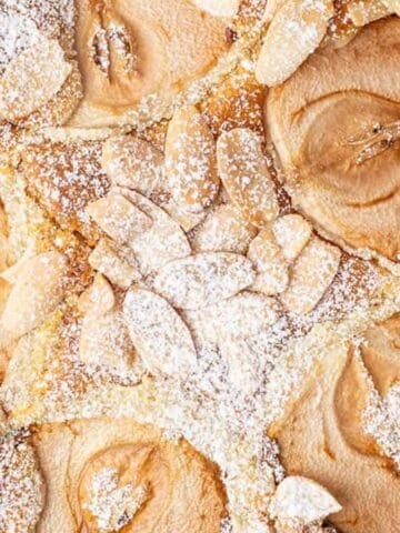 Pear Almond Cake.